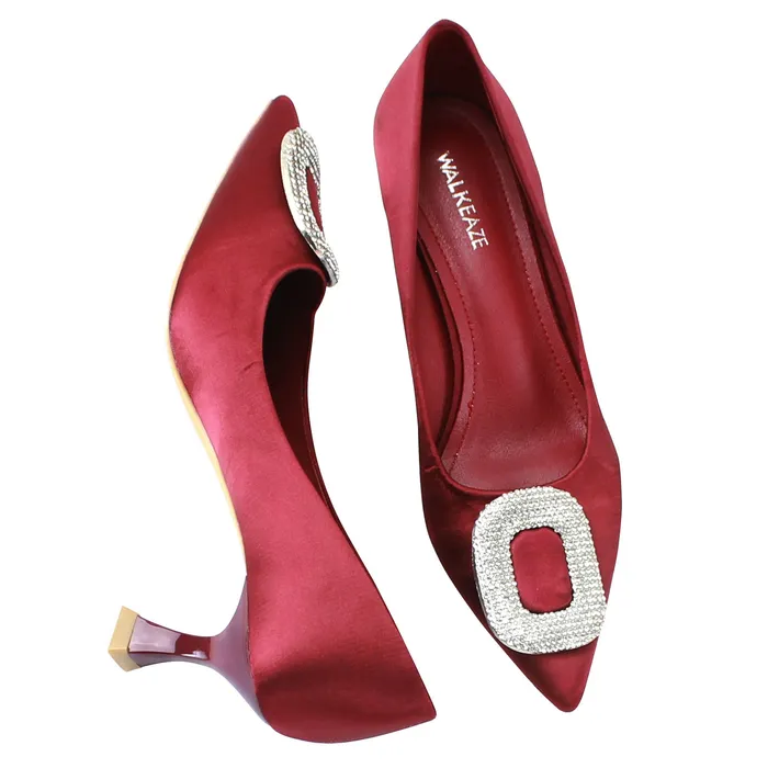 Women Formal Court Shoes 98204S Walkeaze Earrings