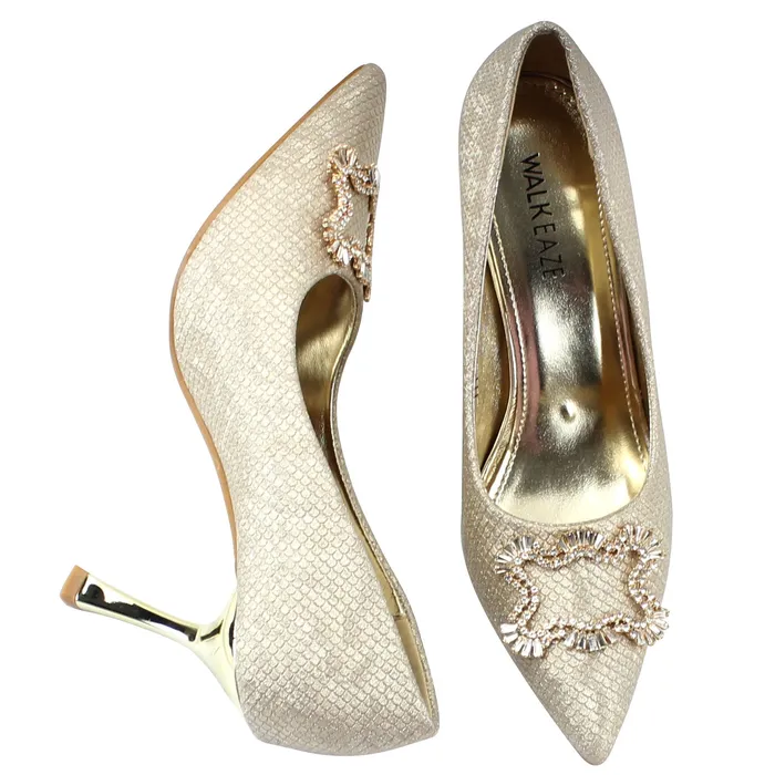 Women Formal Court Shoes 98231S Walkeaze Earrings