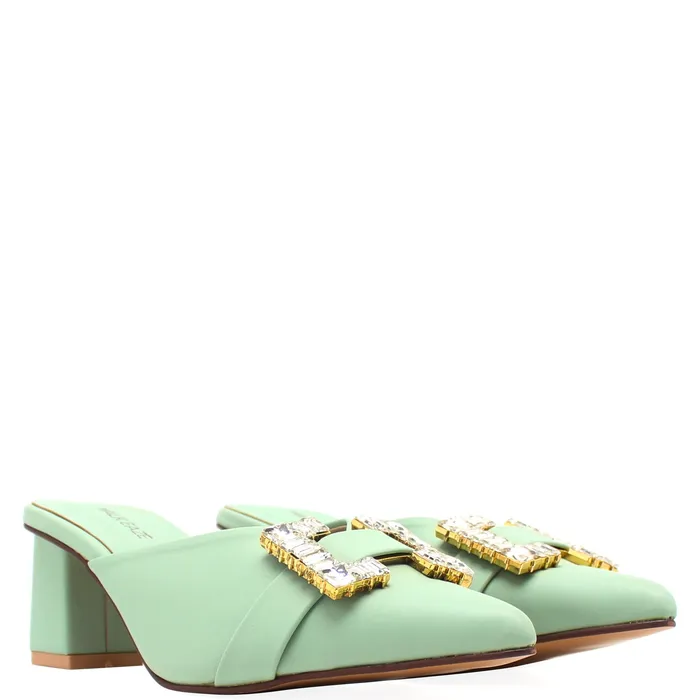 Women Formal Mules 74606S Walkeaze Earrings