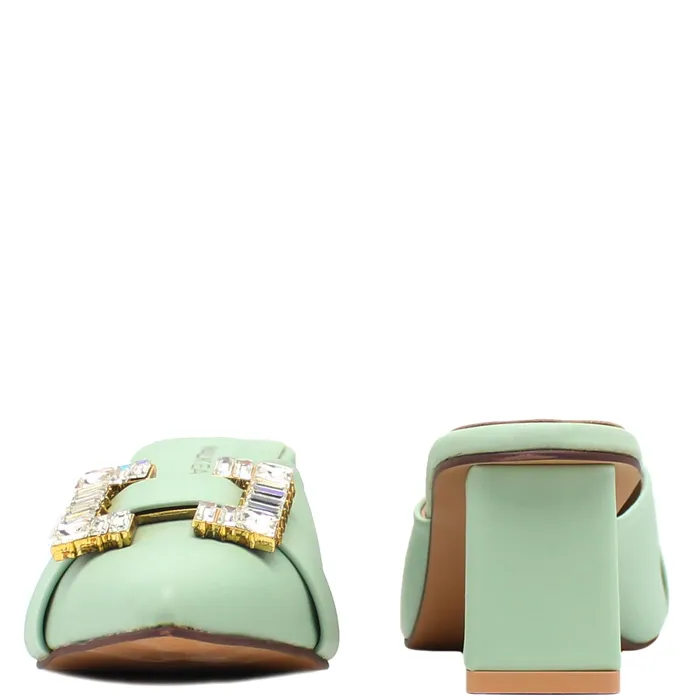 Women Formal Mules 74606S Walkeaze Earrings