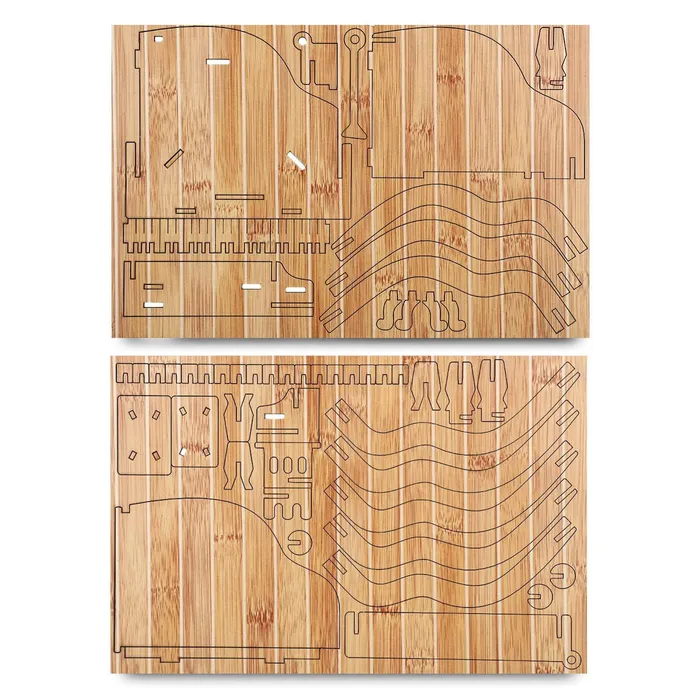 Wooden Piano 3D Puzzle uplinkbabys Store Earrings