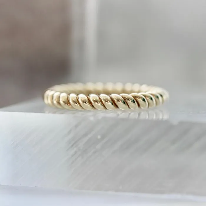 ZahnZ Fine Jewelry Rings Braided Gold Band