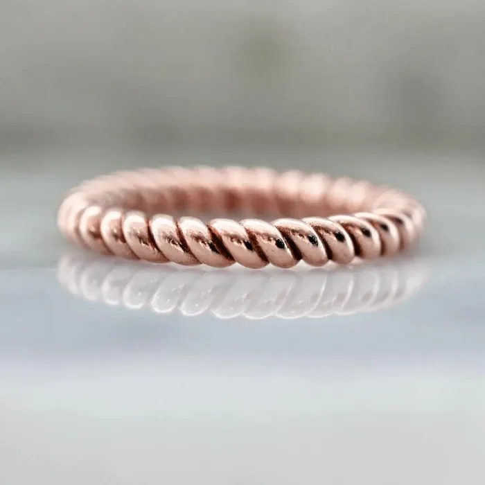 ZahnZ Fine Jewelry Rings Braided Gold Band